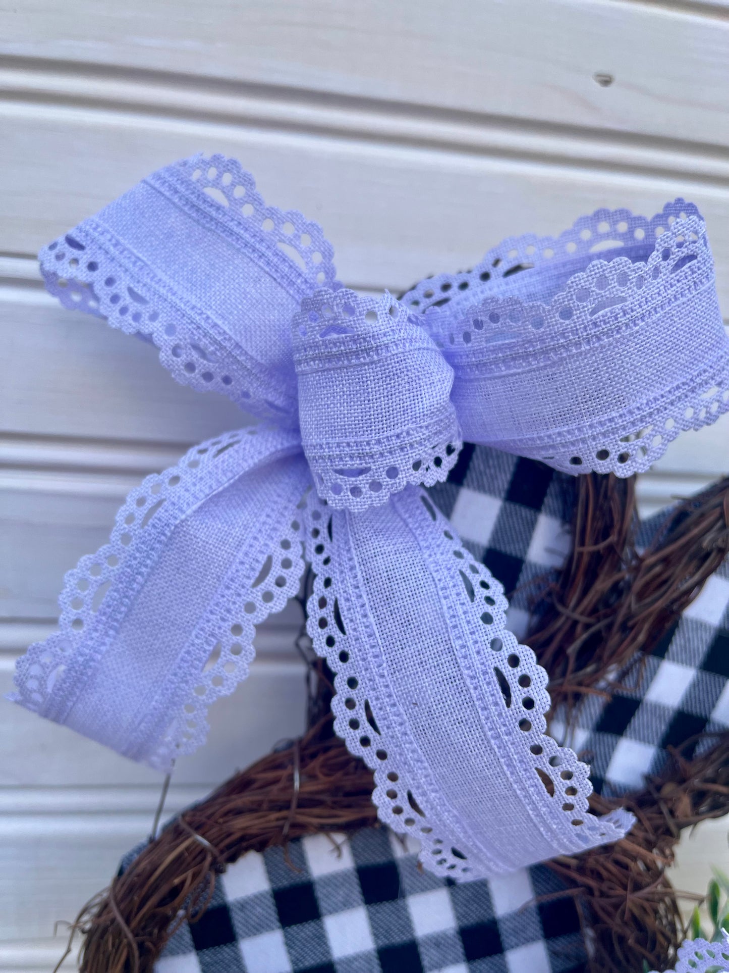Easter Bunny Grapevine Door Hanger