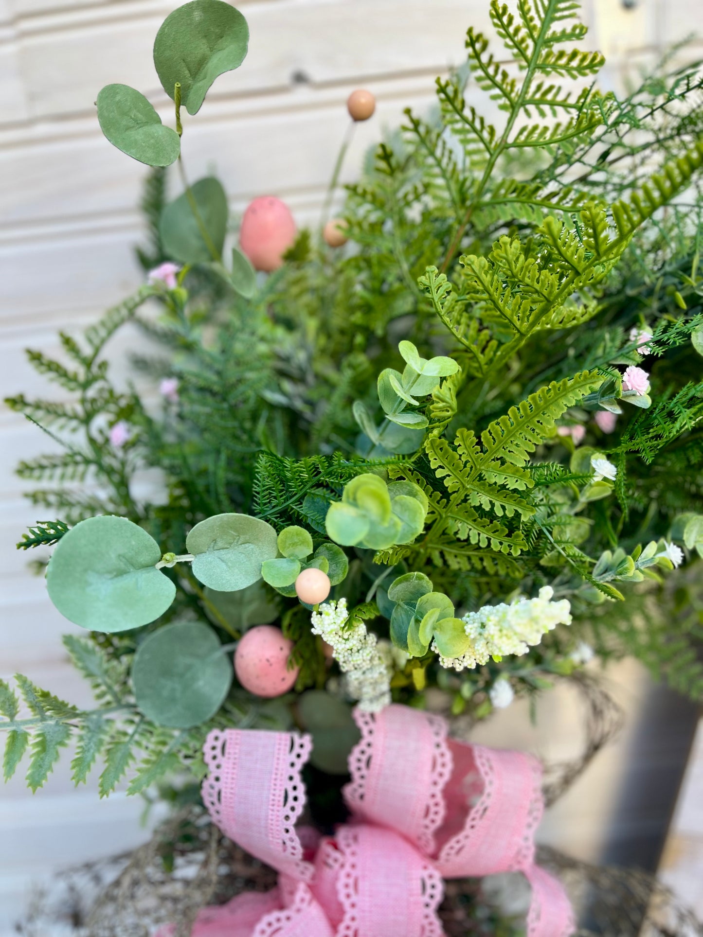 Springtime Lamb Easter Wreath