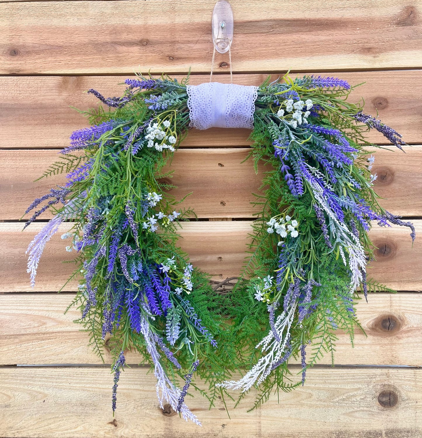 Lavender Cascading Wreath