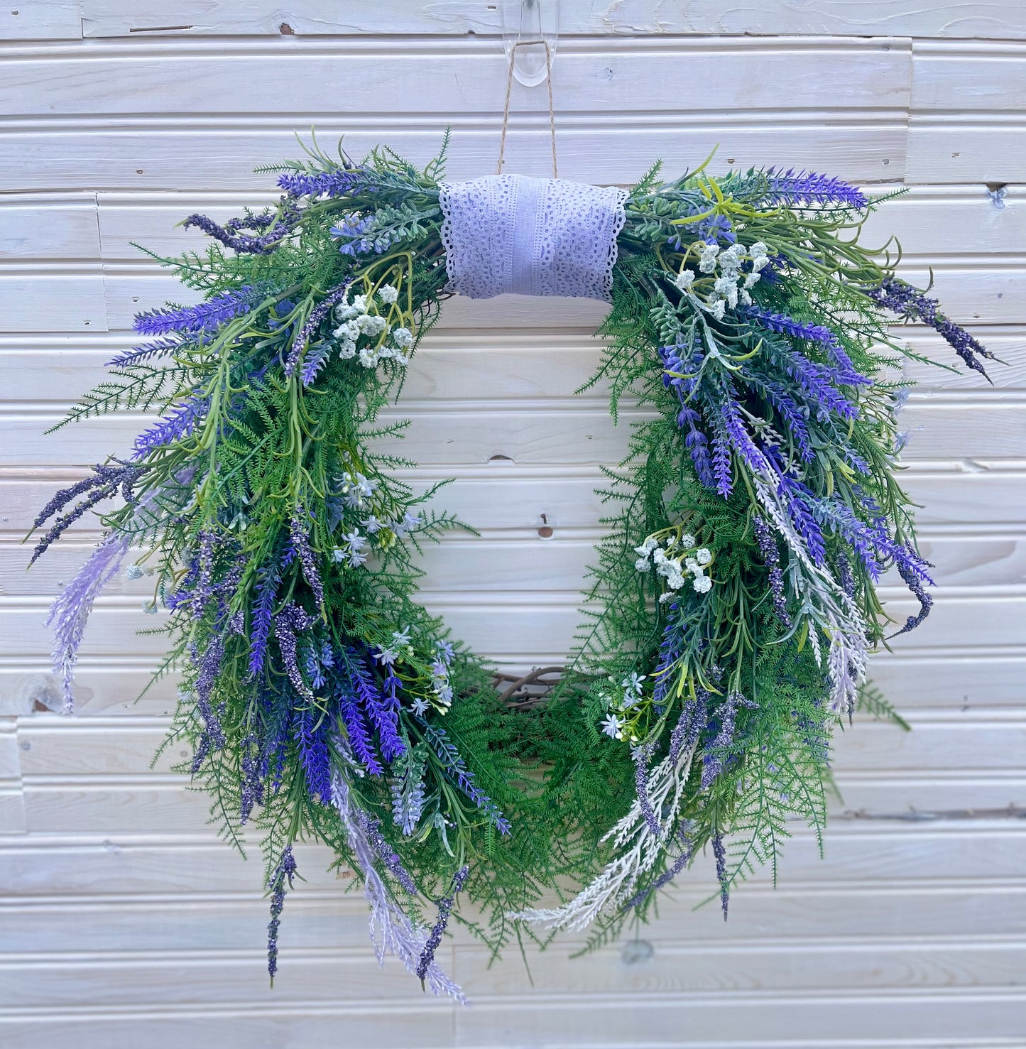 Lavender Cascading Wreath