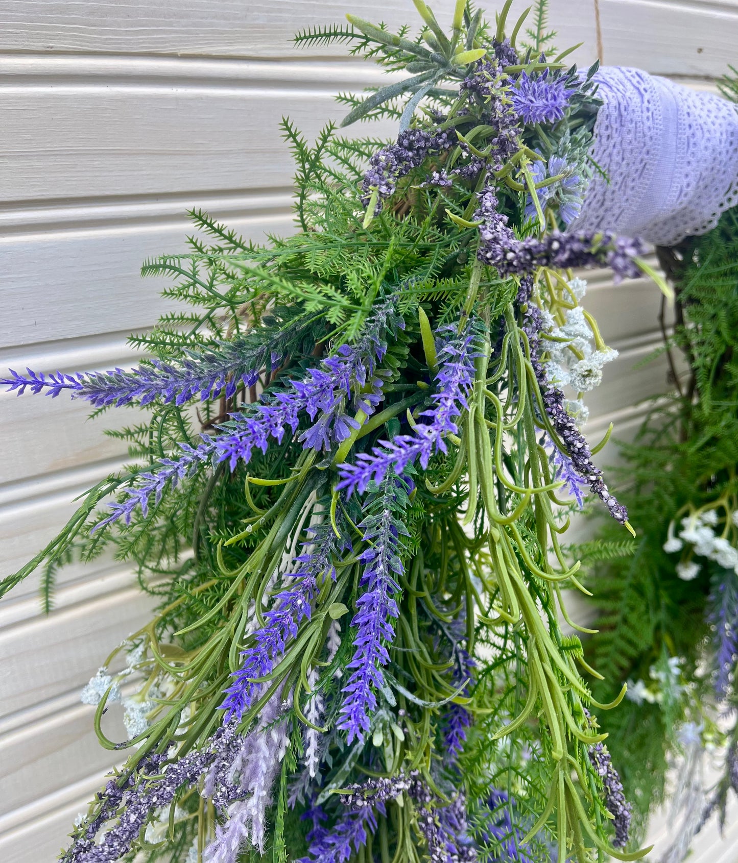 Lavender Cascading Wreath