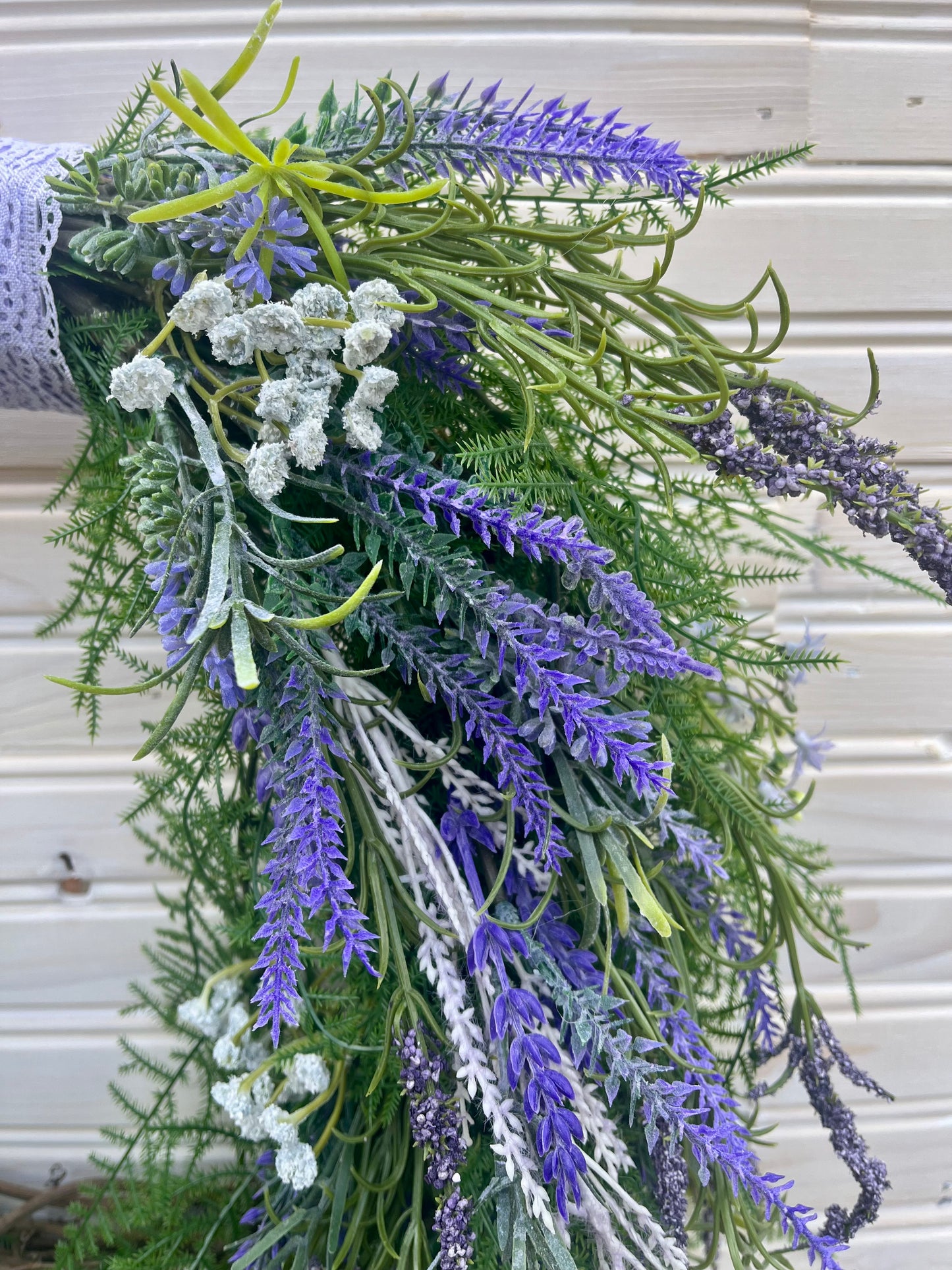 Lavender Cascading Wreath