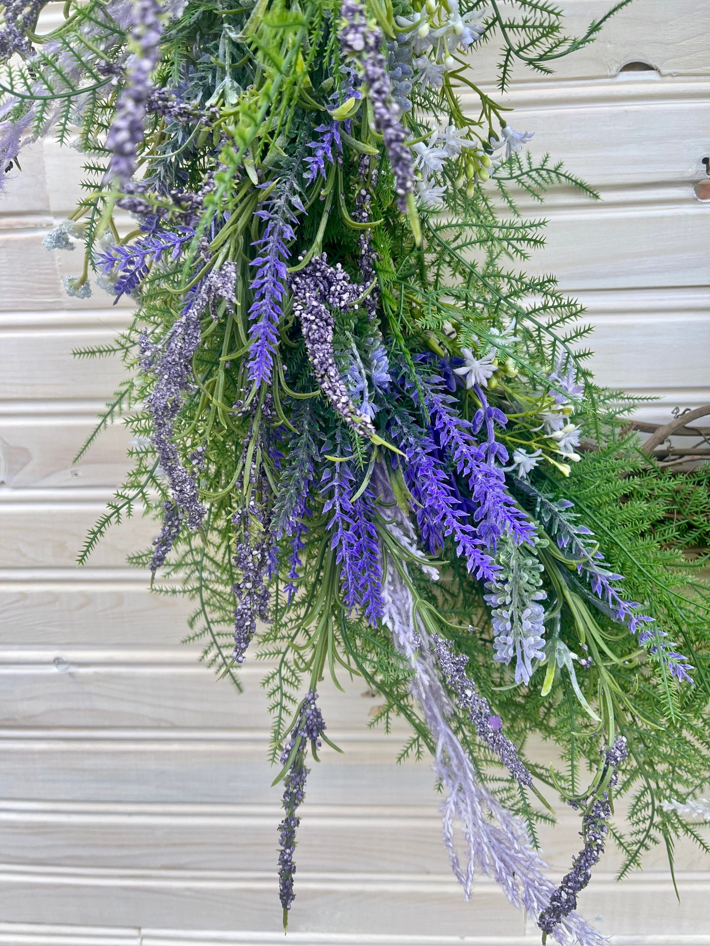 Lavender Cascading Wreath