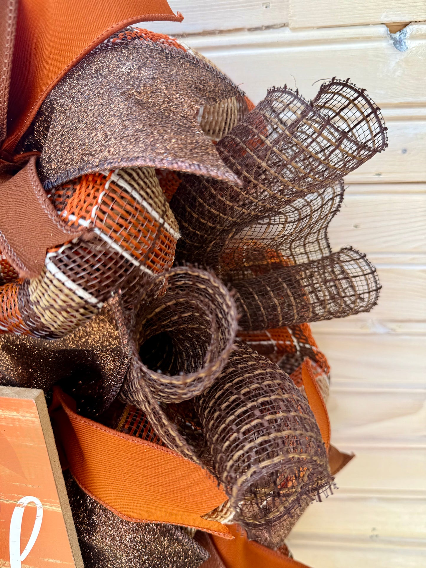 🍂 Happy Fall Y’all Deco Mesh Wreath 🍂