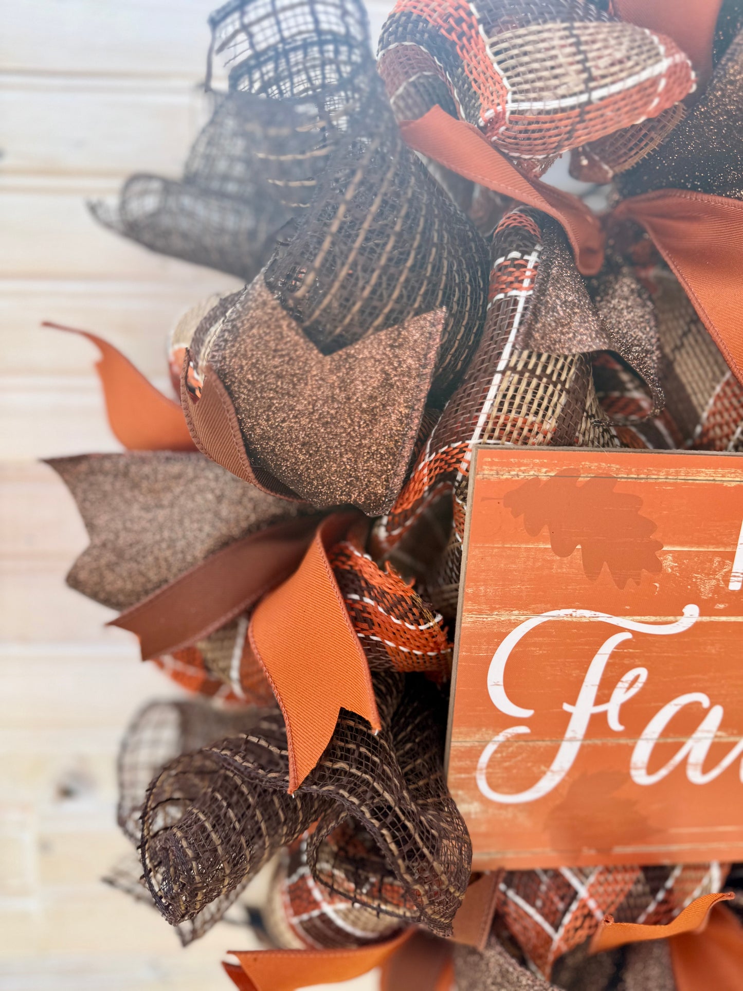 🍂 Happy Fall Y’all Deco Mesh Wreath 🍂