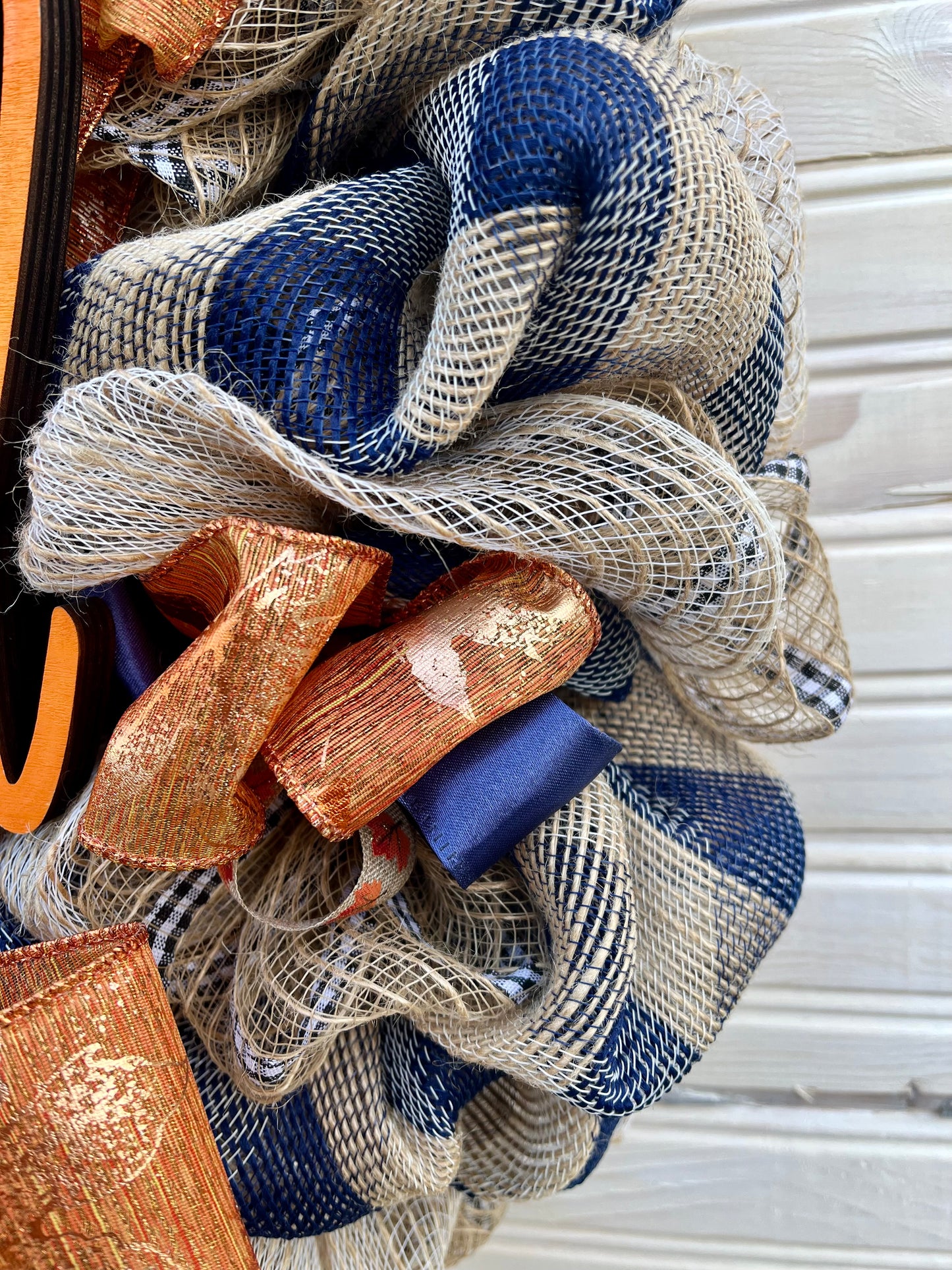 Thankful Mesh Fall Wreath