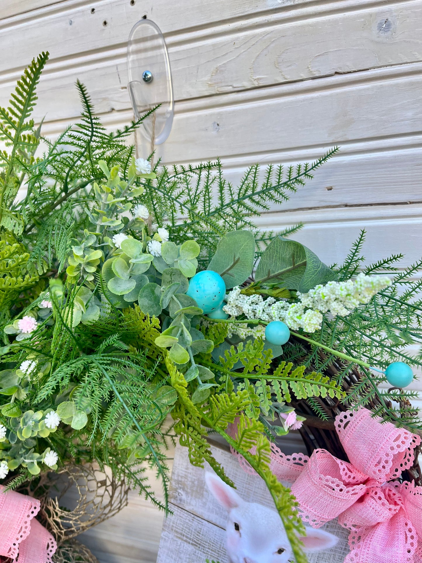 Springtime Lamb Easter Wreath