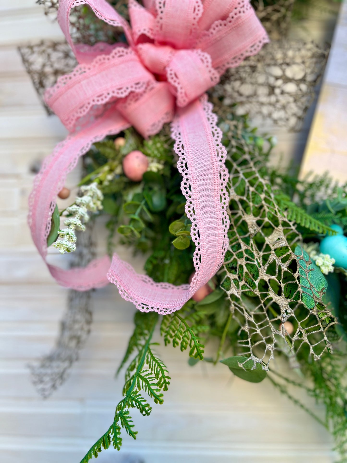Springtime Lamb Easter Wreath