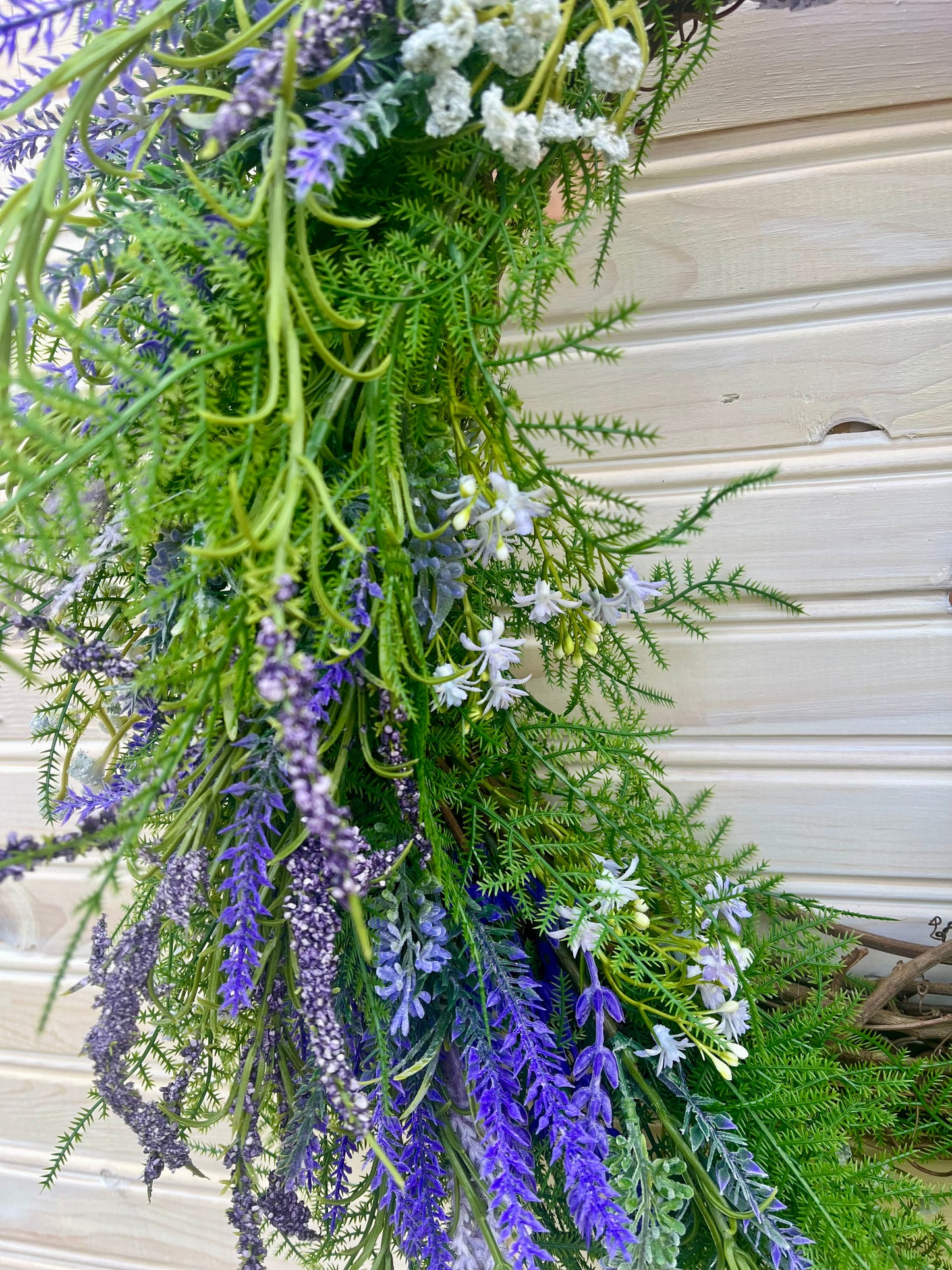 Lavender Cascading Wreath