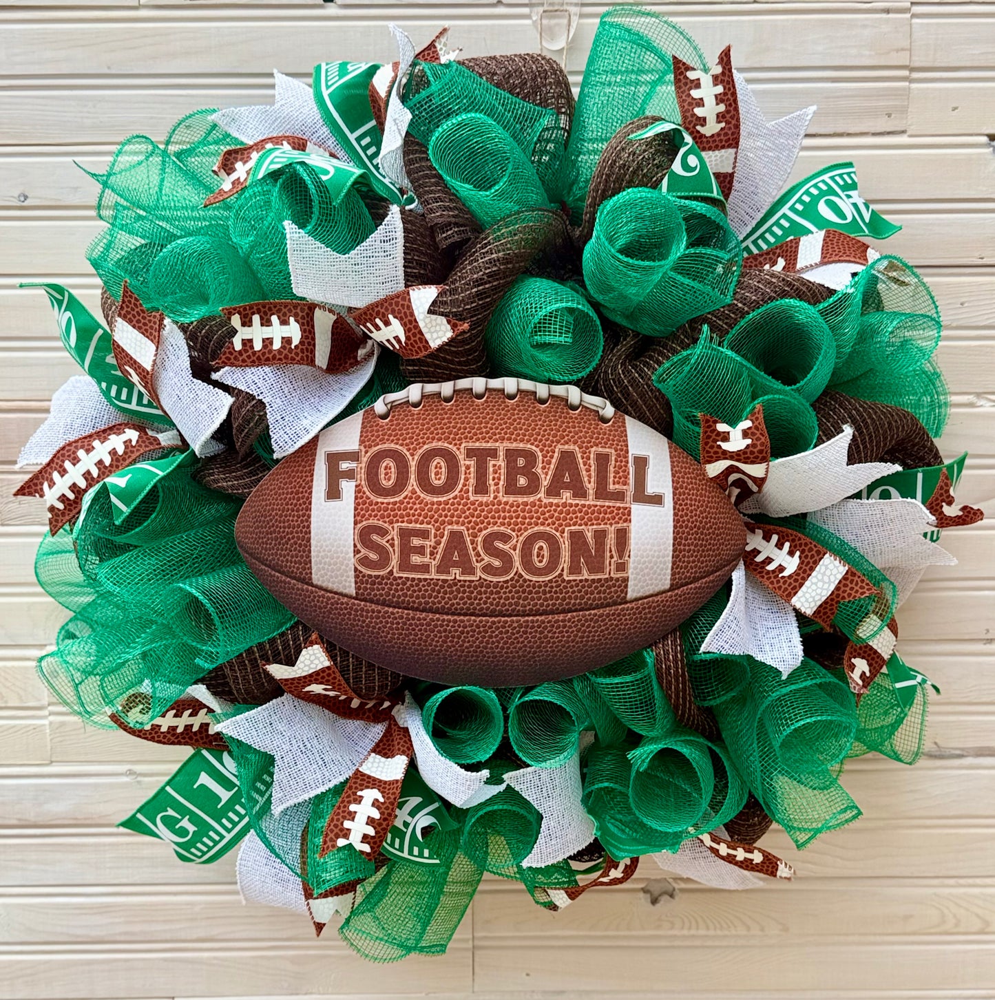 Football Season Wreath – Game Day Front Door Decor