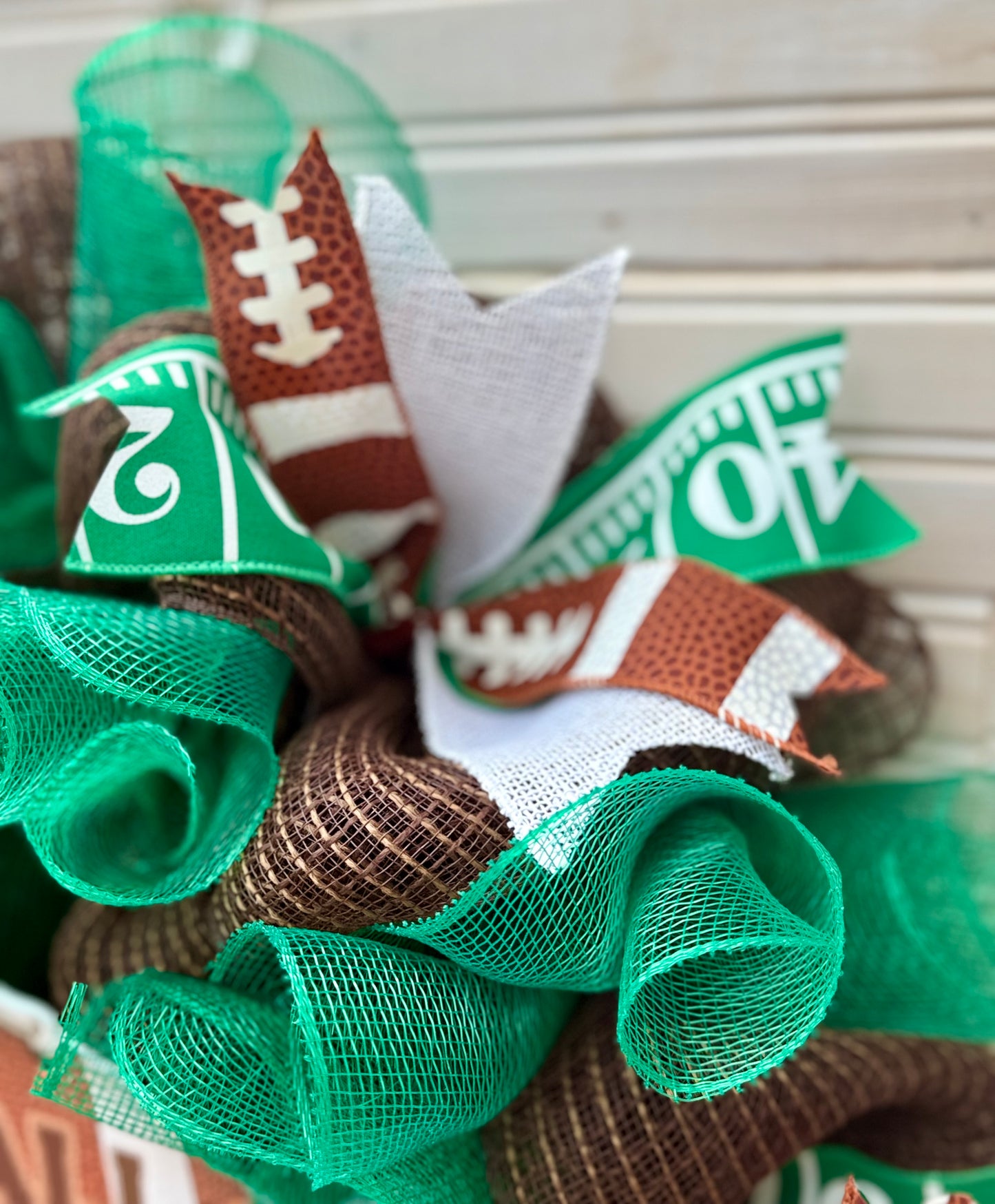Football Season Wreath – Game Day Front Door Decor
