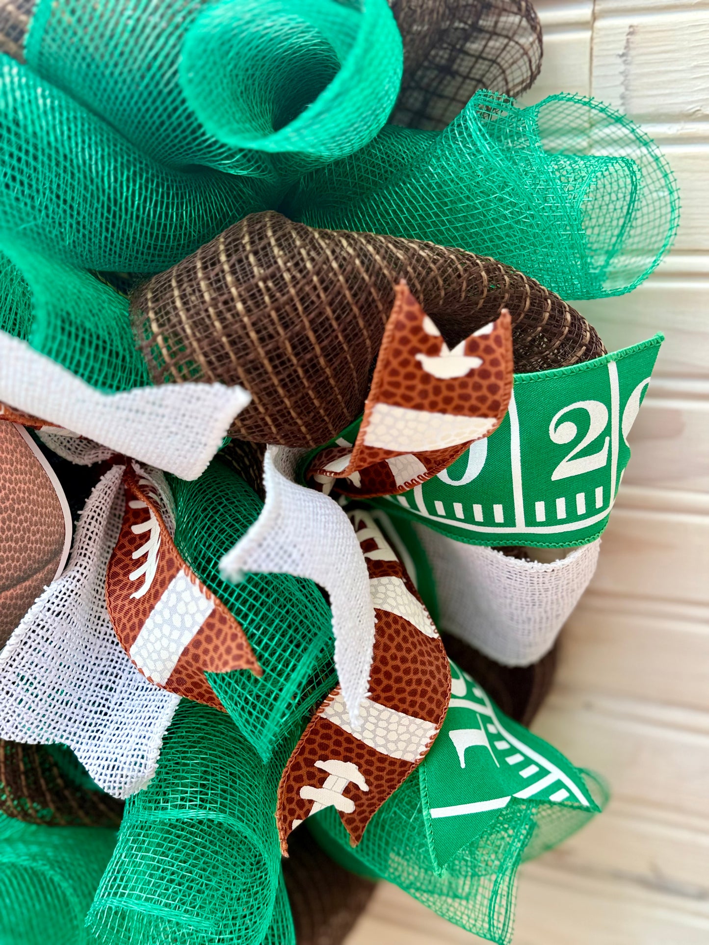 Football Season Wreath – Game Day Front Door Decor