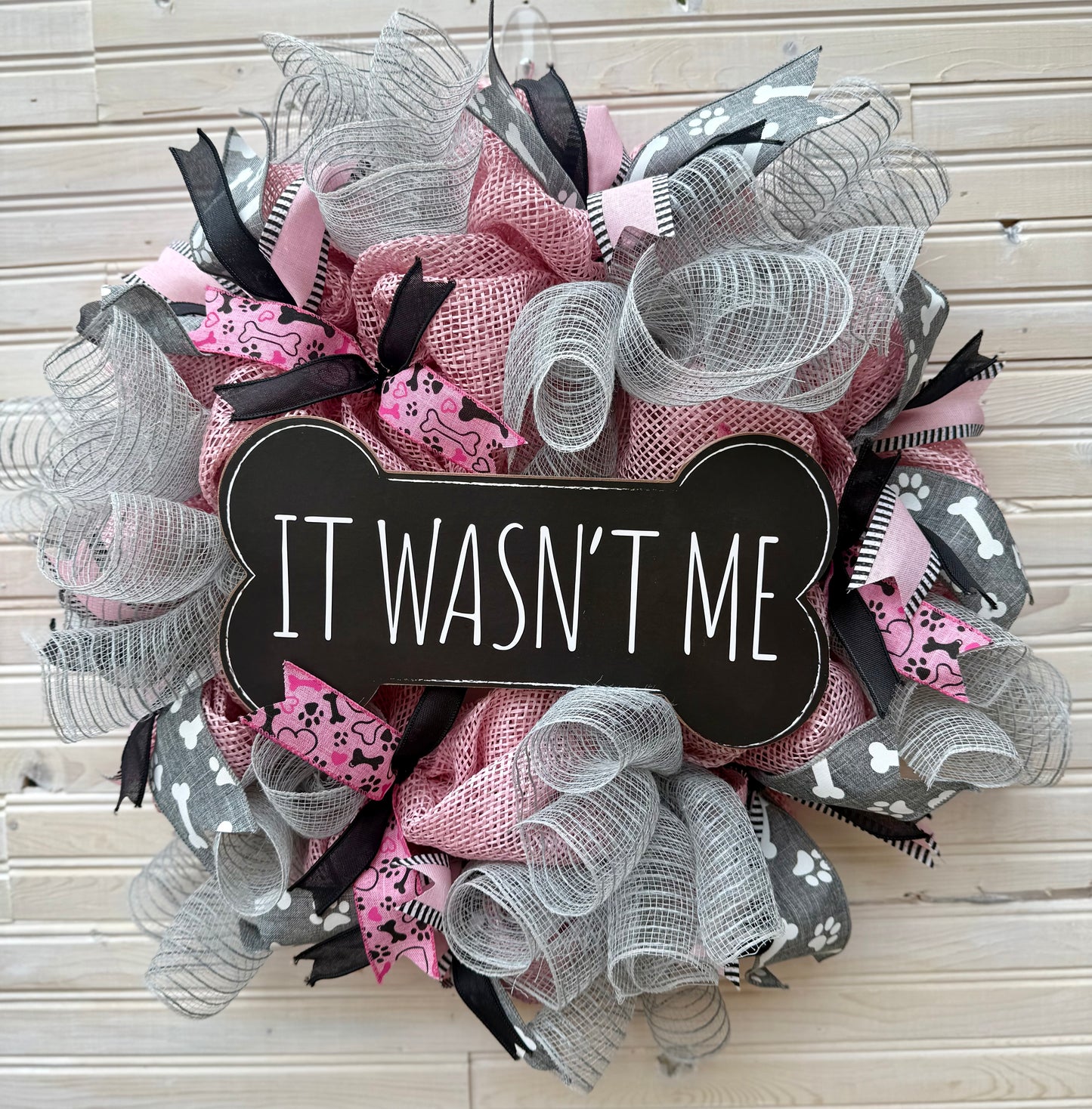 Dog Lovers wreath - It wasn't me