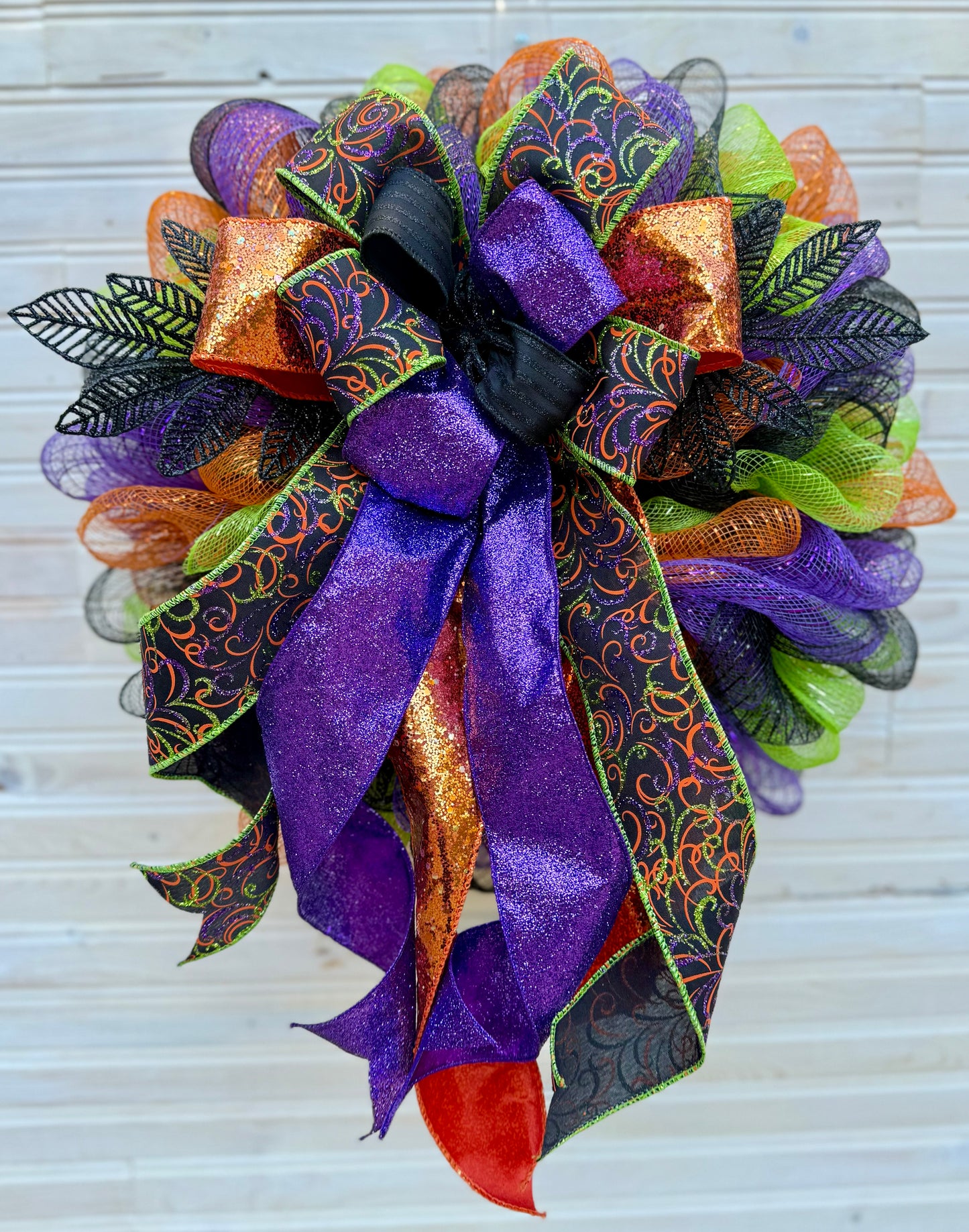 Spooky Glam Halloween Wreath