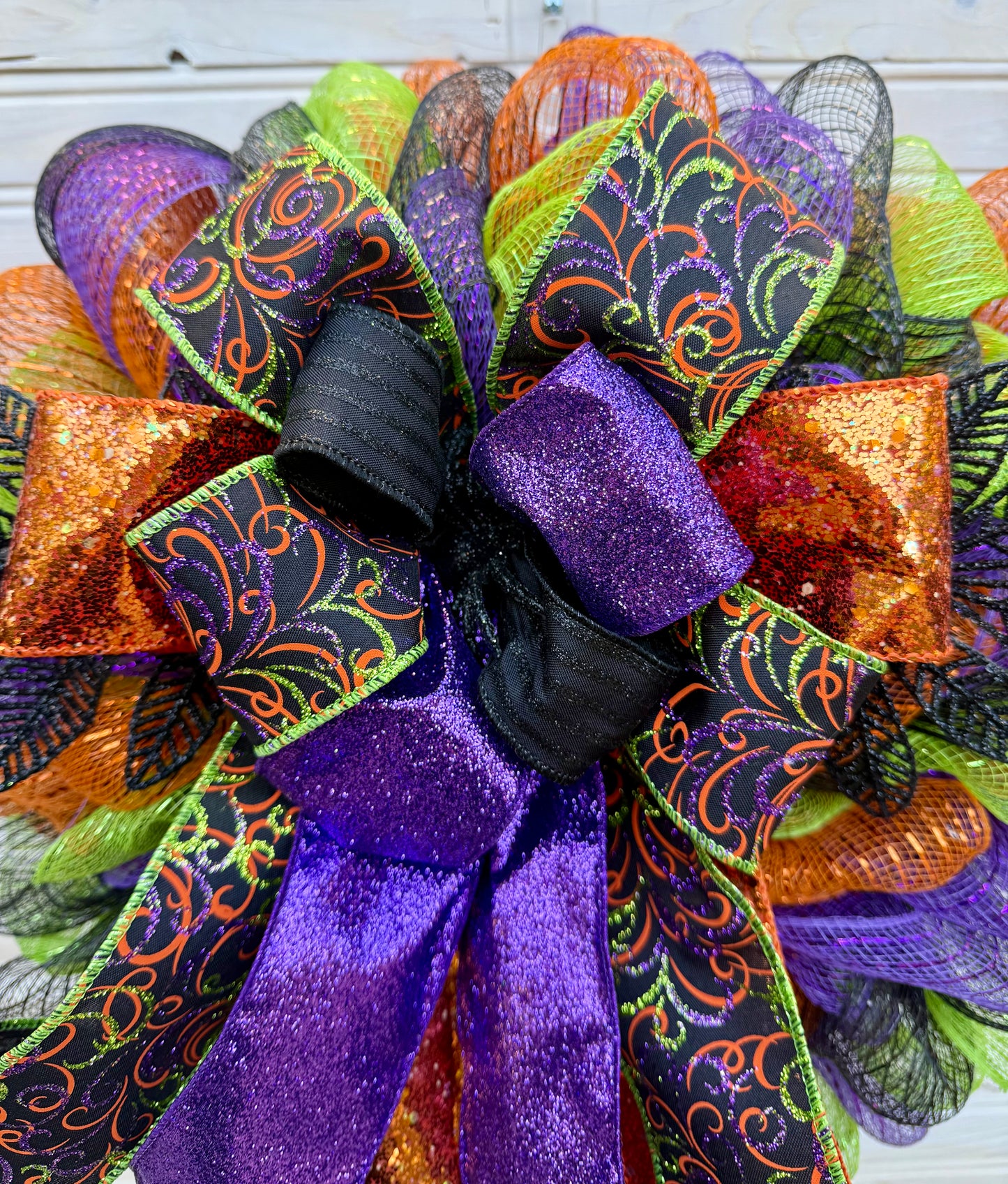 Spooky Glam Halloween Wreath