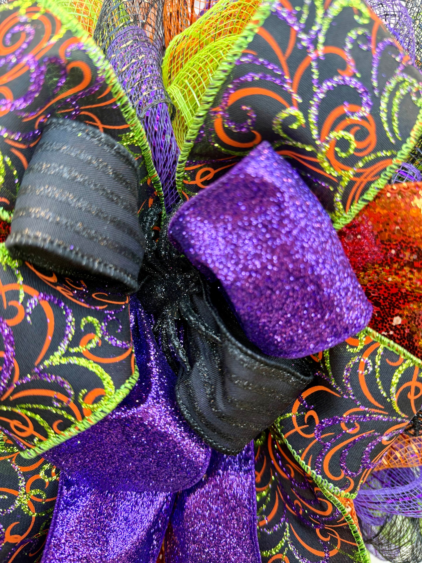 Spooky Glam Halloween Wreath