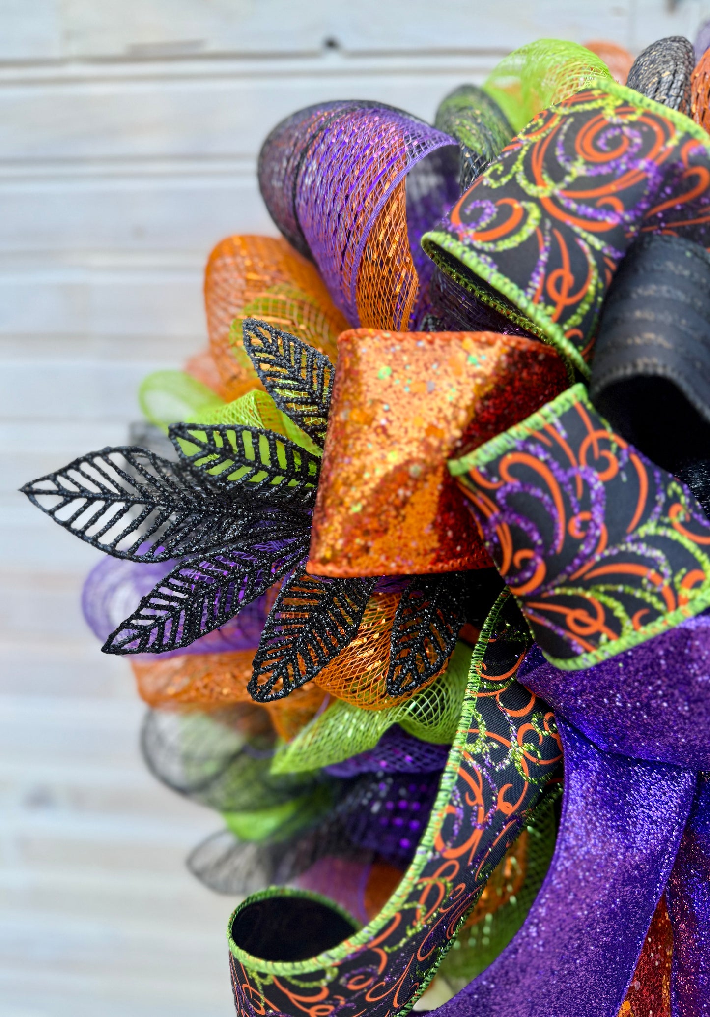 Spooky Glam Halloween Wreath