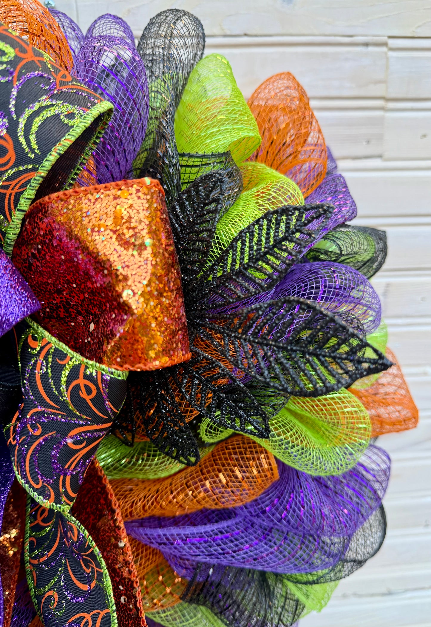 Spooky Glam Halloween Wreath