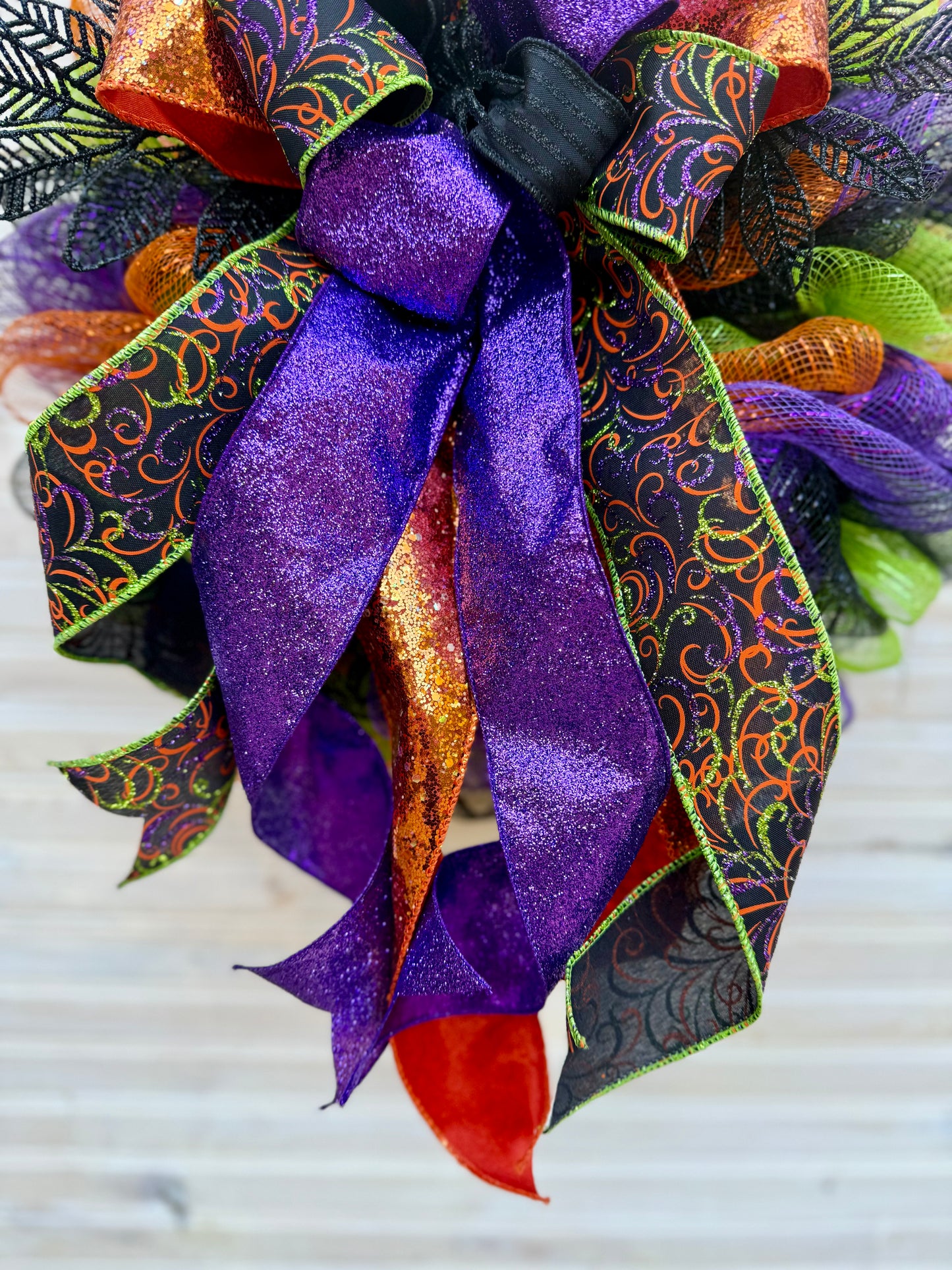 Spooky Glam Halloween Wreath