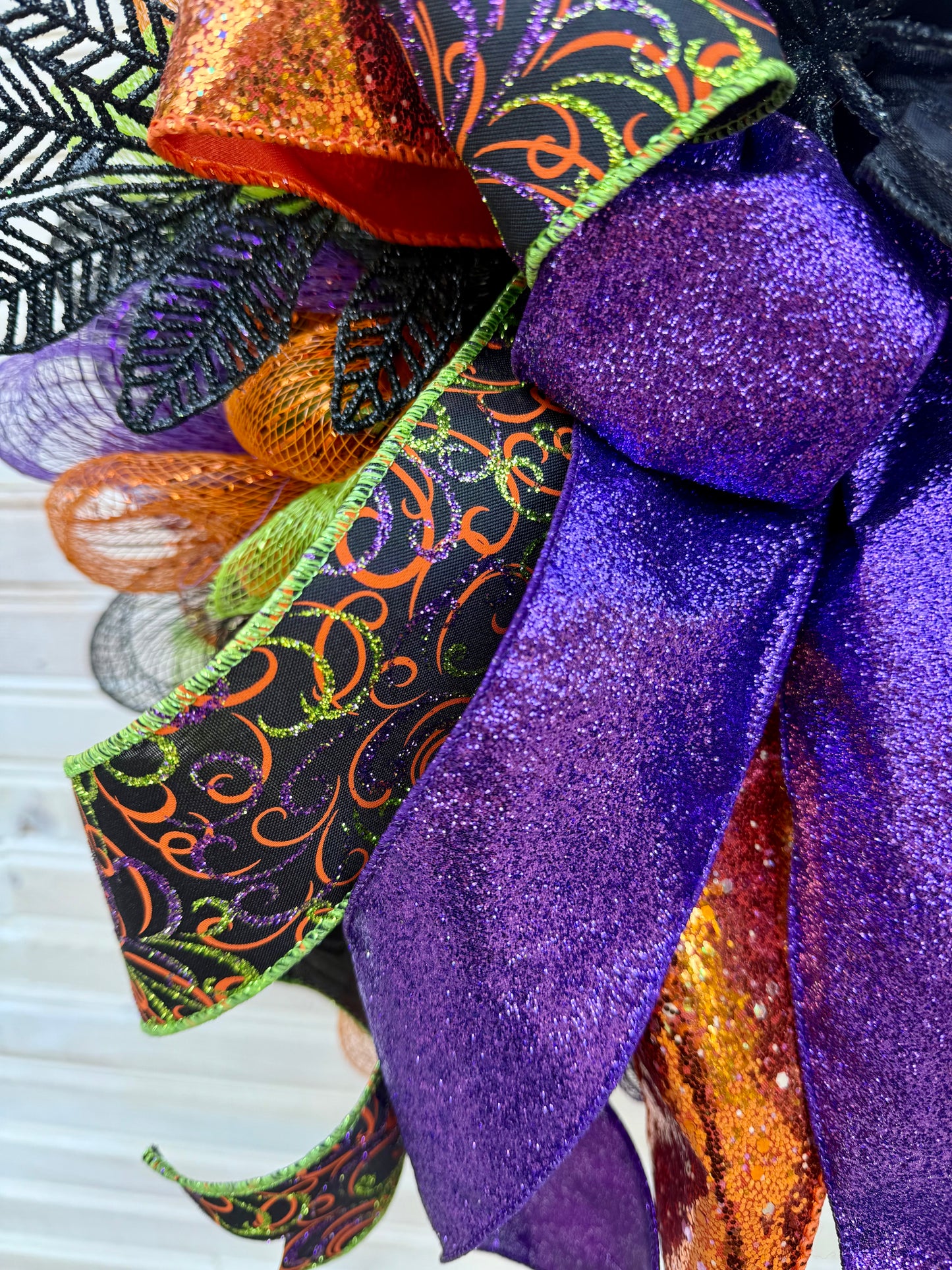 Spooky Glam Halloween Wreath