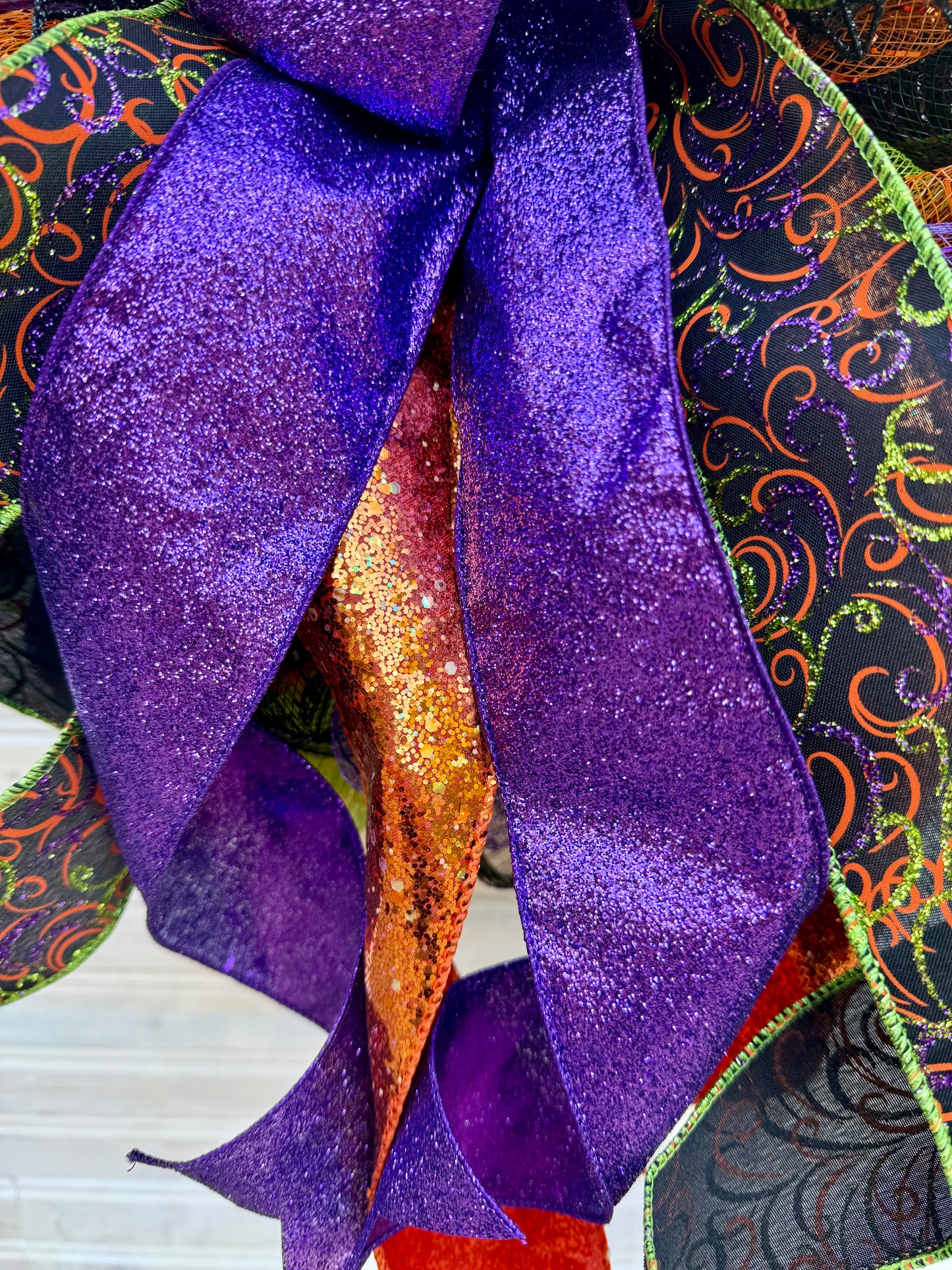 Spooky Glam Halloween Wreath