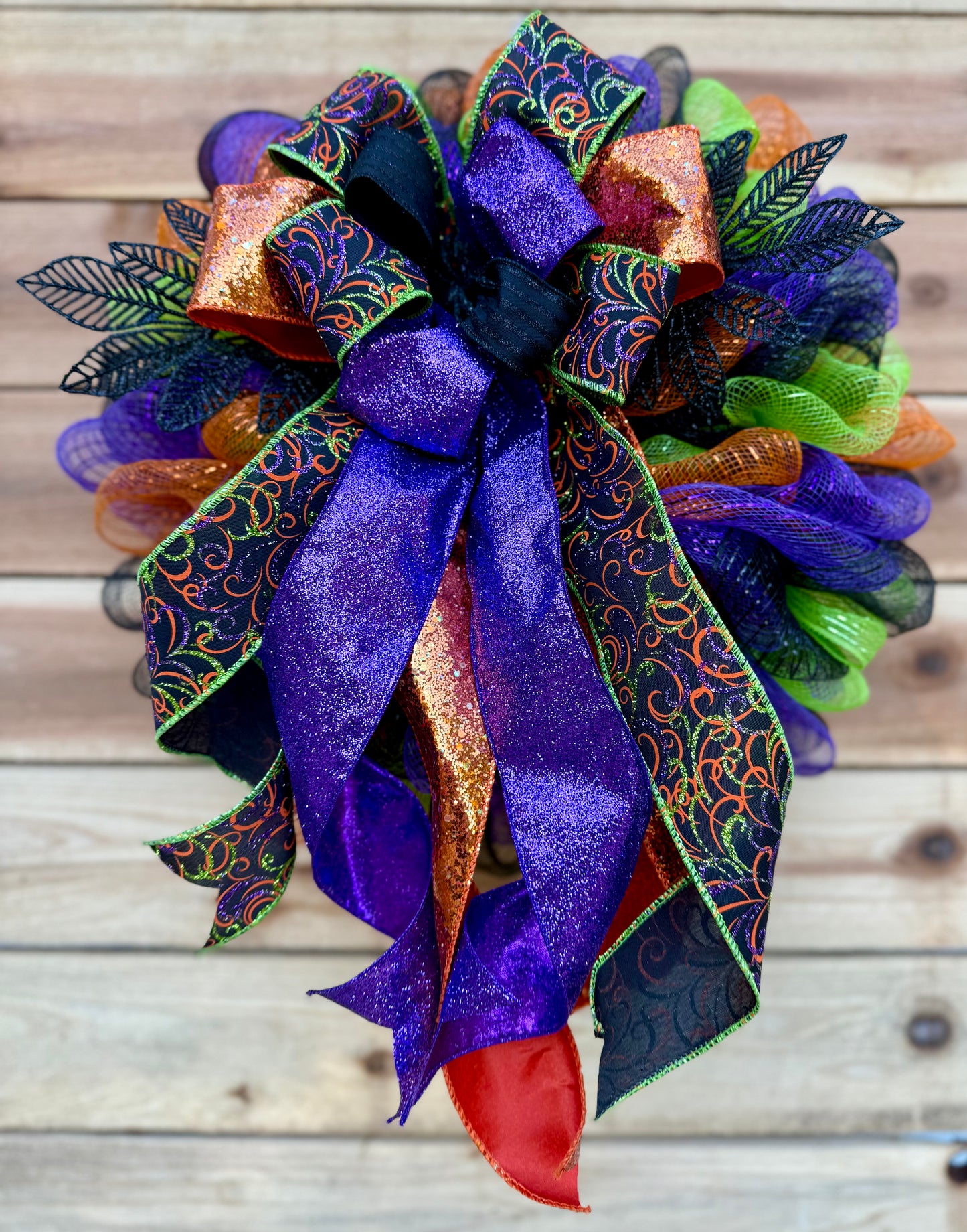 Spooky Glam Halloween Wreath
