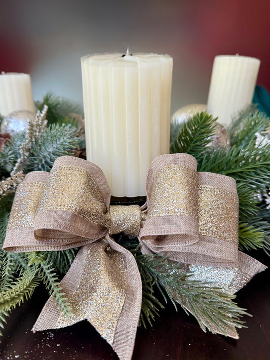 Elegant Christmas Advent Wreath