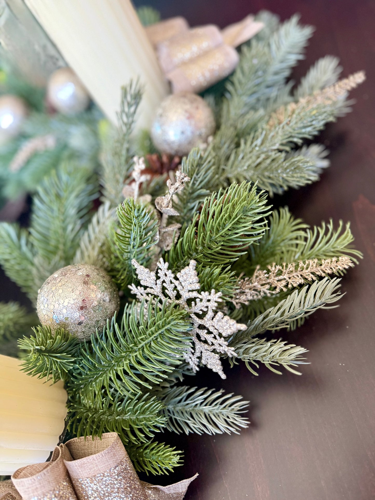 Elegant Christmas Advent Wreath