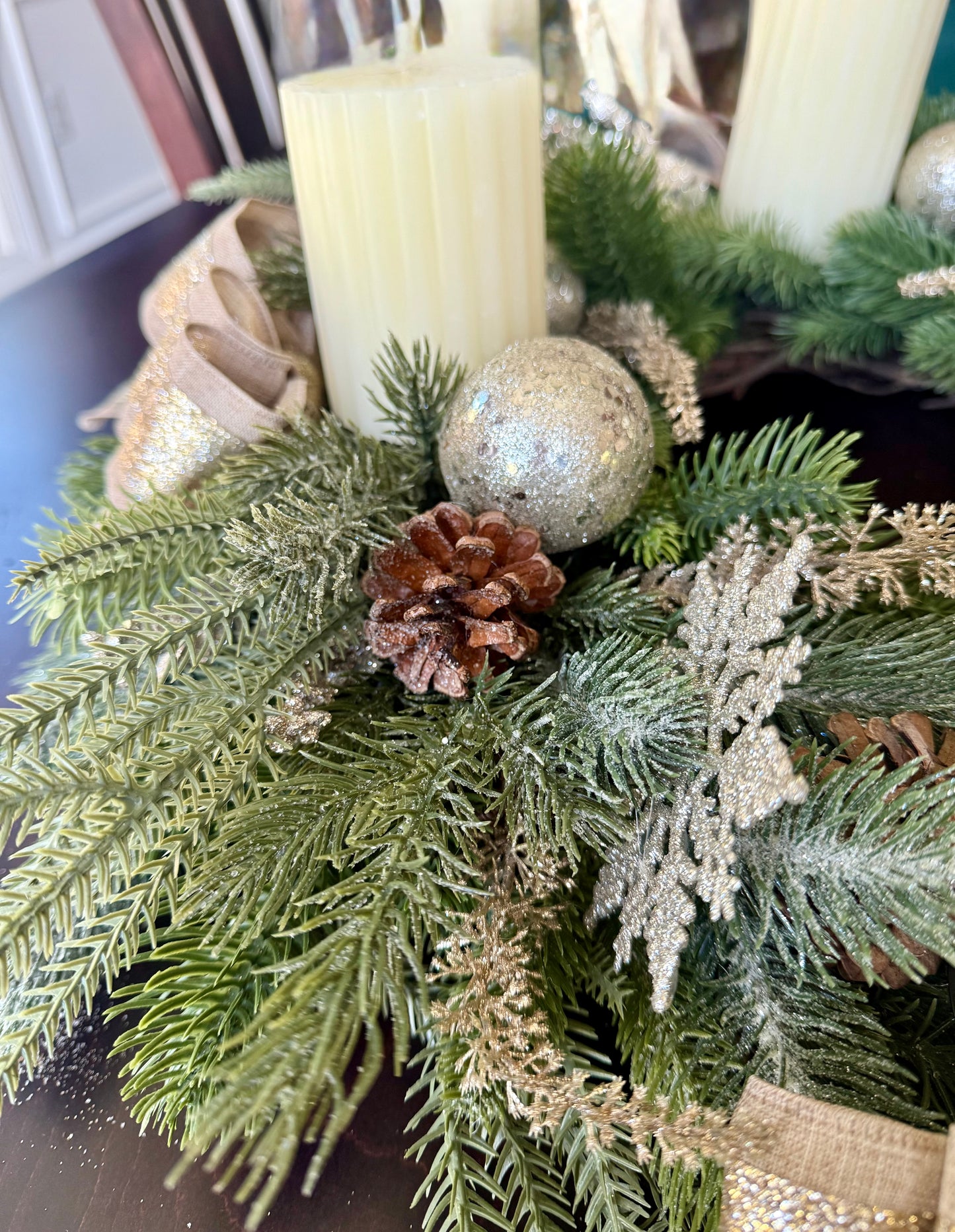 Elegant Christmas Advent Wreath