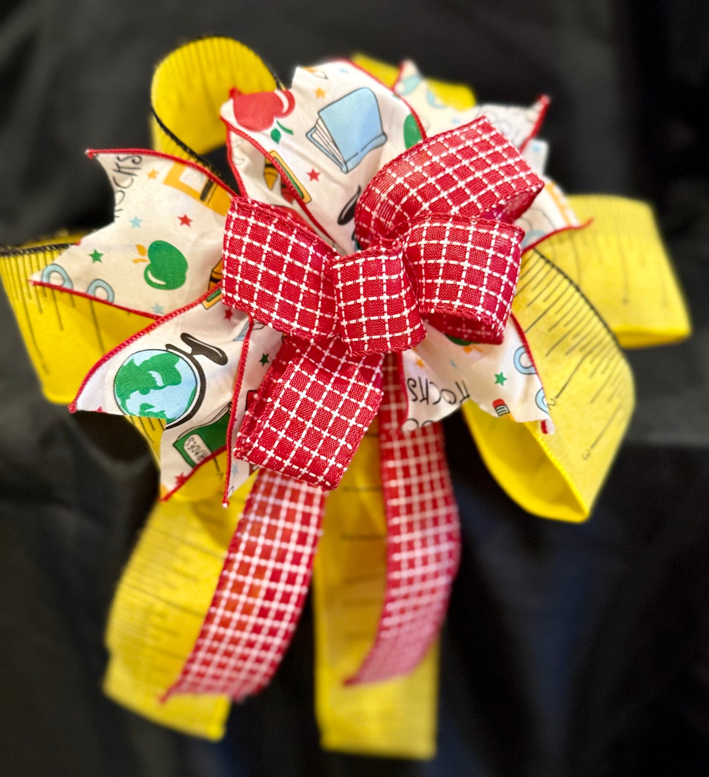 Teacher Appreciation Layered Ribbon Bow