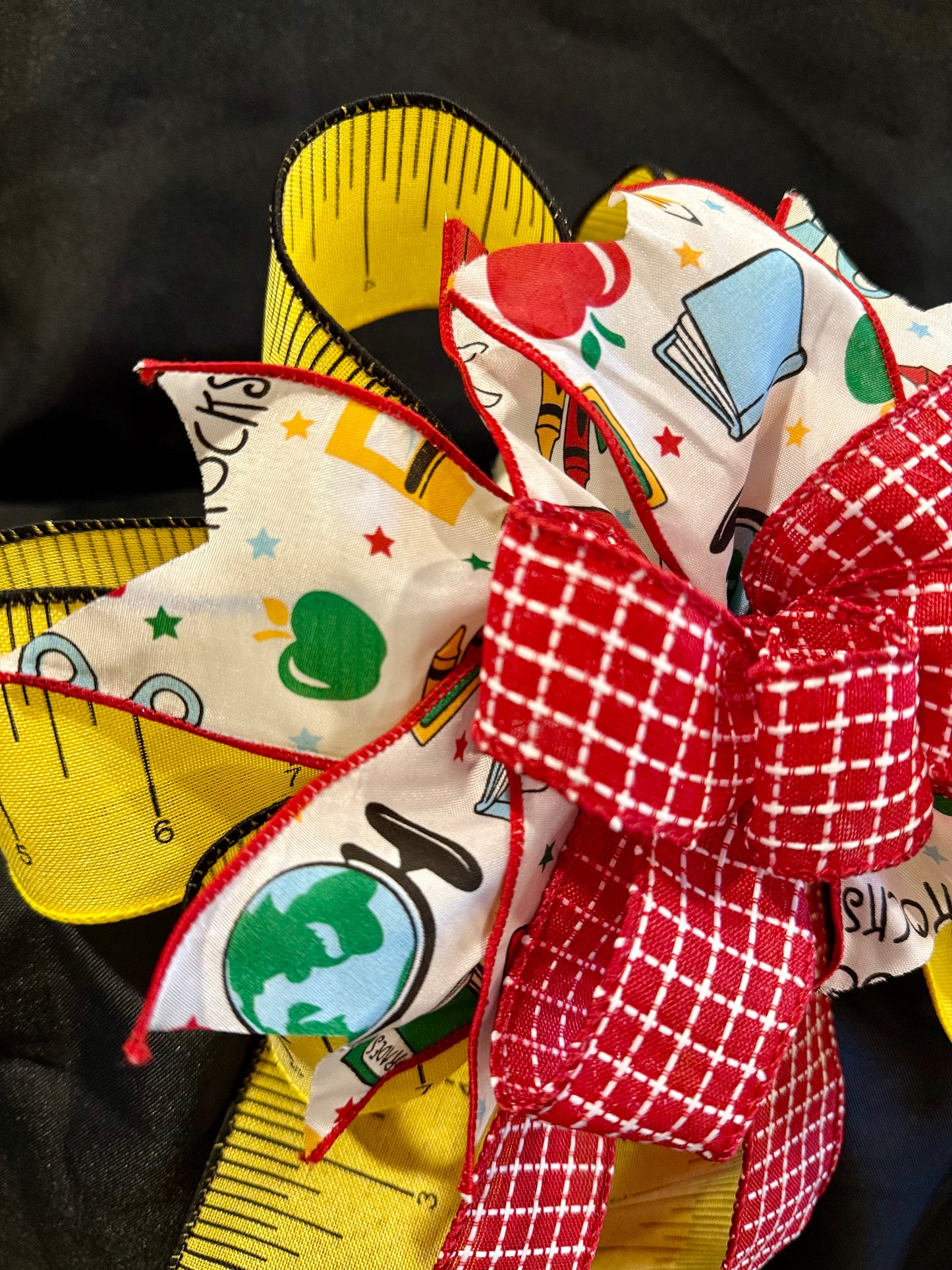 Teacher Appreciation Layered Ribbon Bow