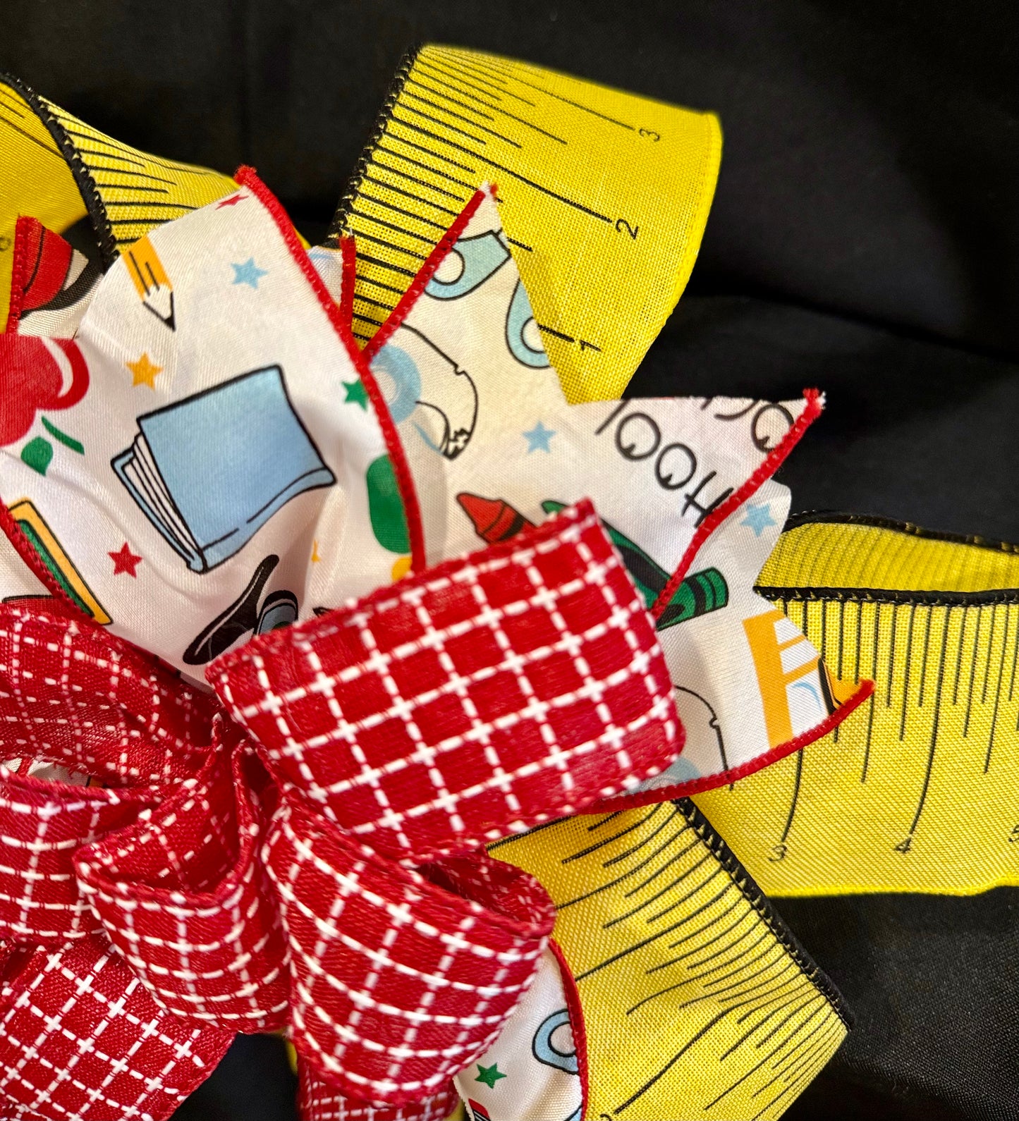 Teacher Appreciation Layered Ribbon Bow