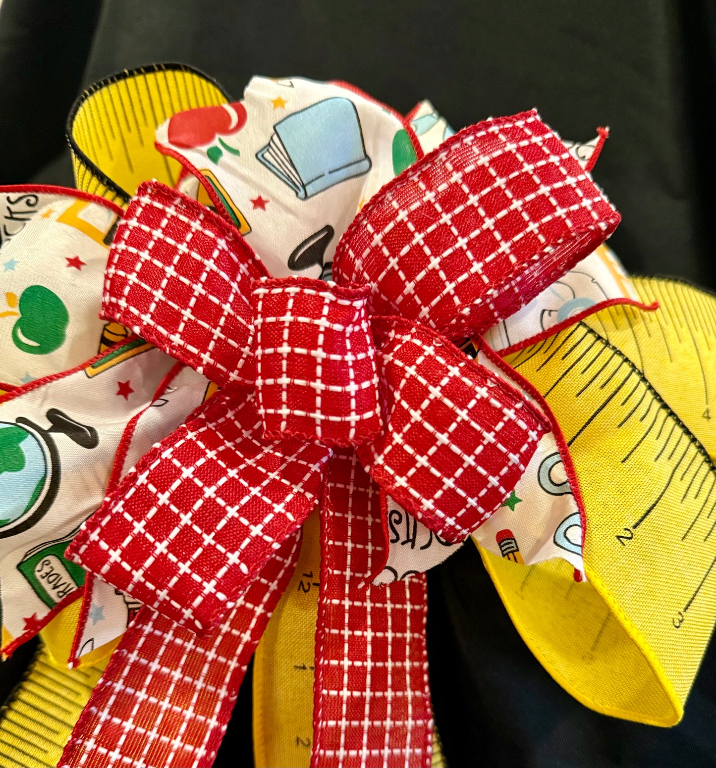 Teacher Appreciation Layered Ribbon Bow