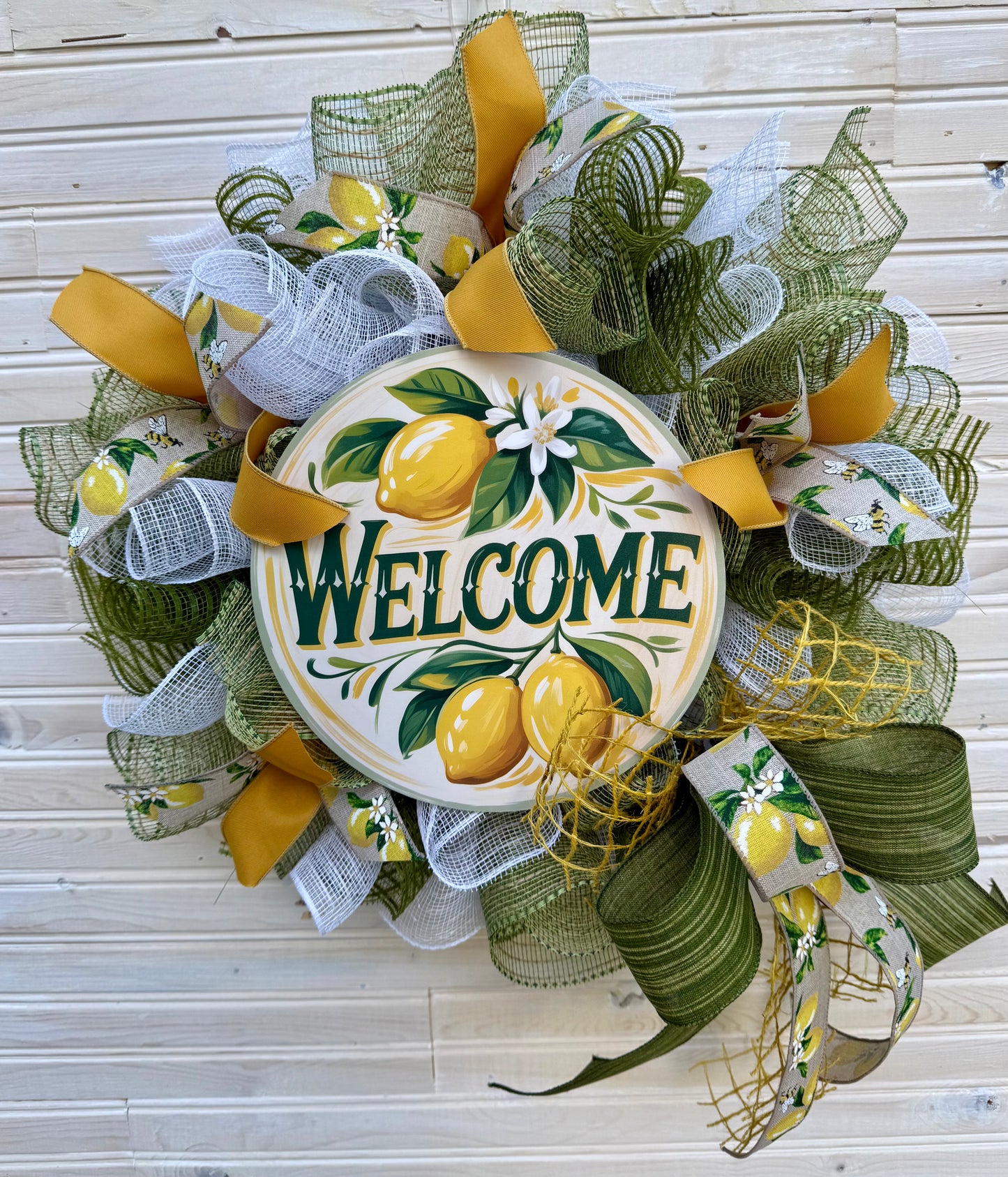 Summer Lemon Door Decor