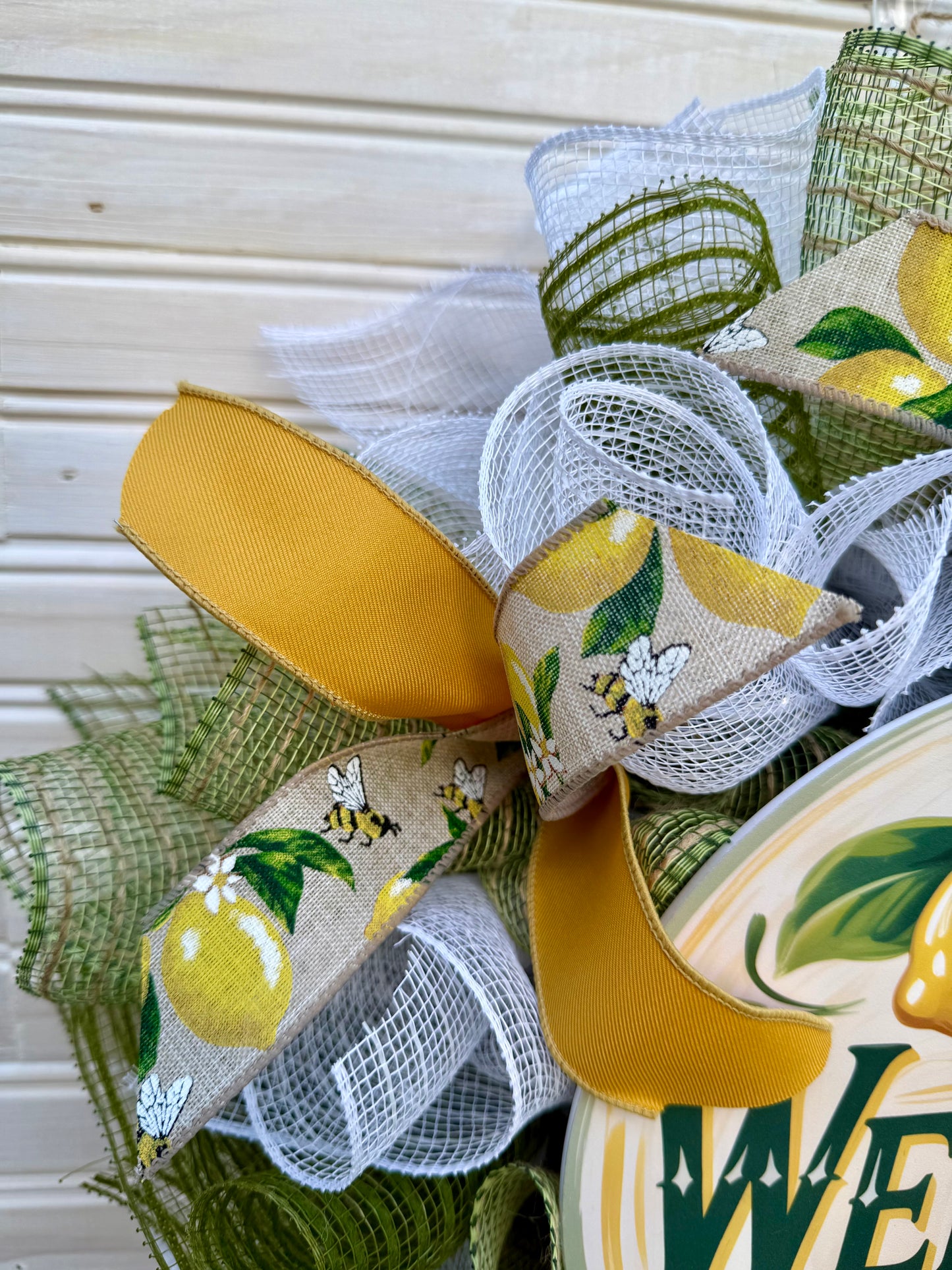 Summer Lemon Door Decor