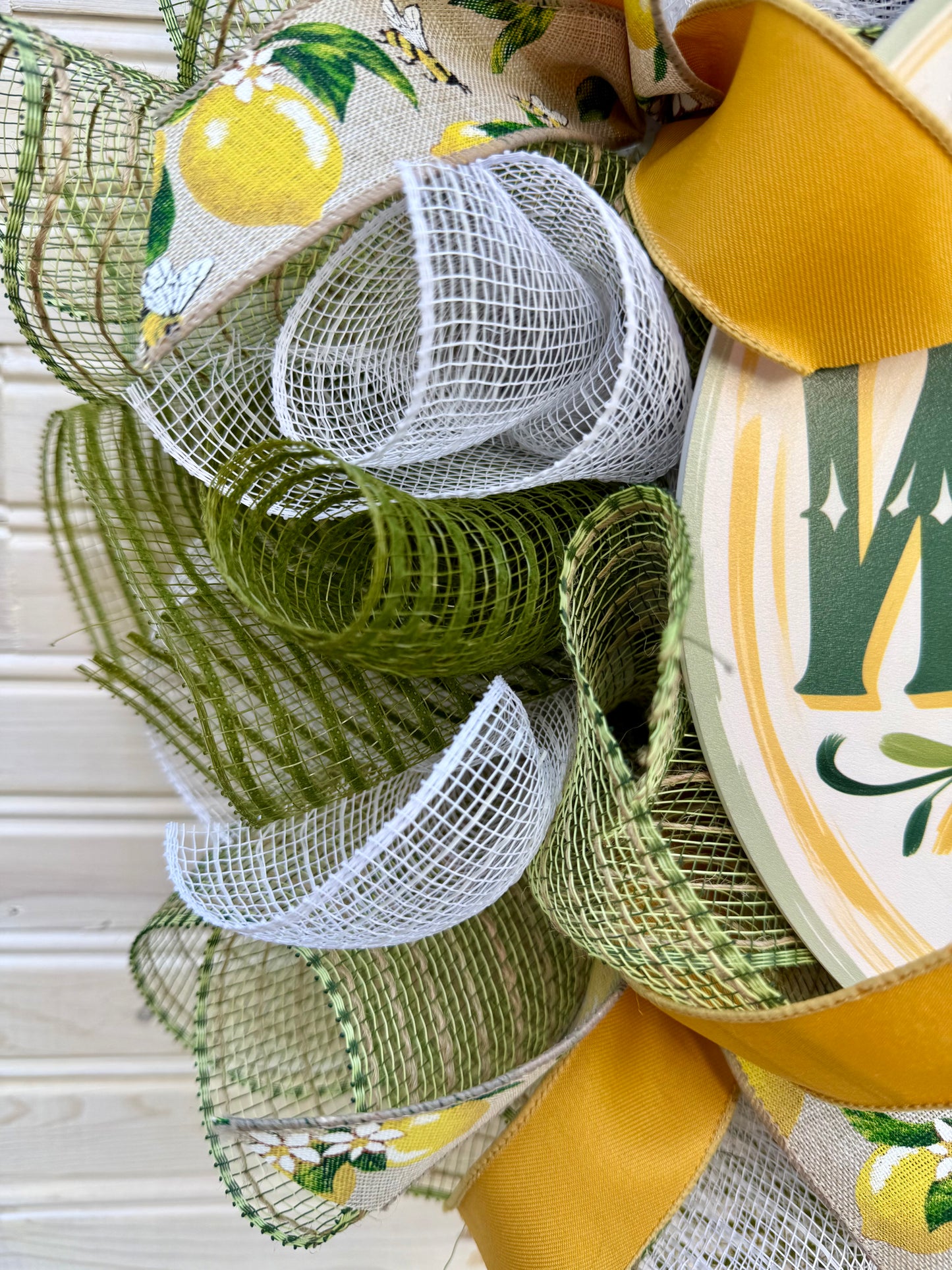 Summer Lemon Door Decor