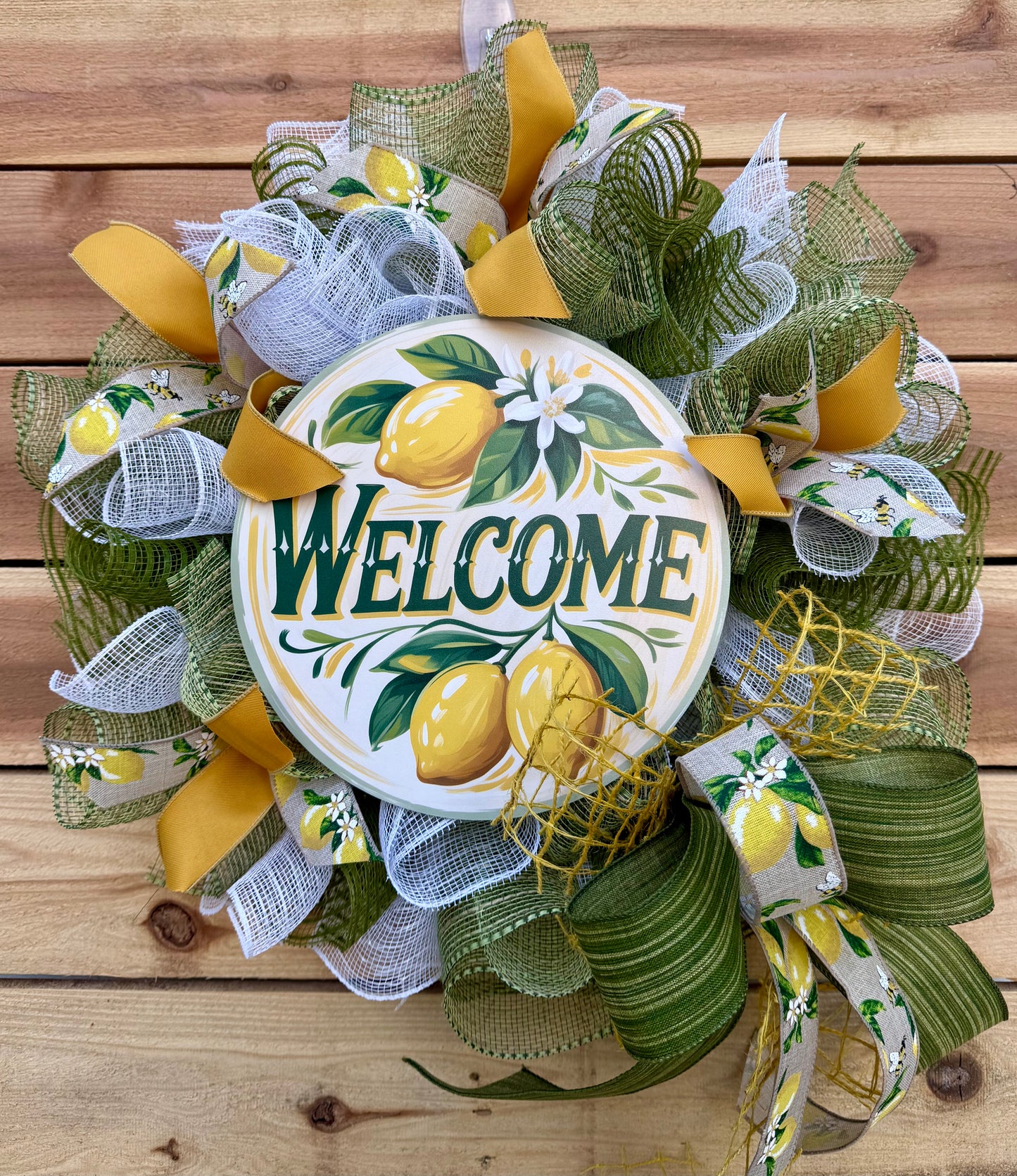 Summer Lemon Door Decor