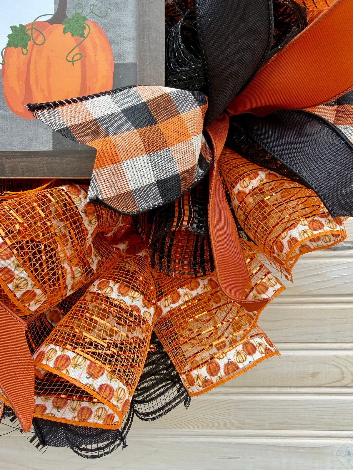 Welcome to Our Patch Fall Wreath | Handmade Pumpkin Patch Door Decor