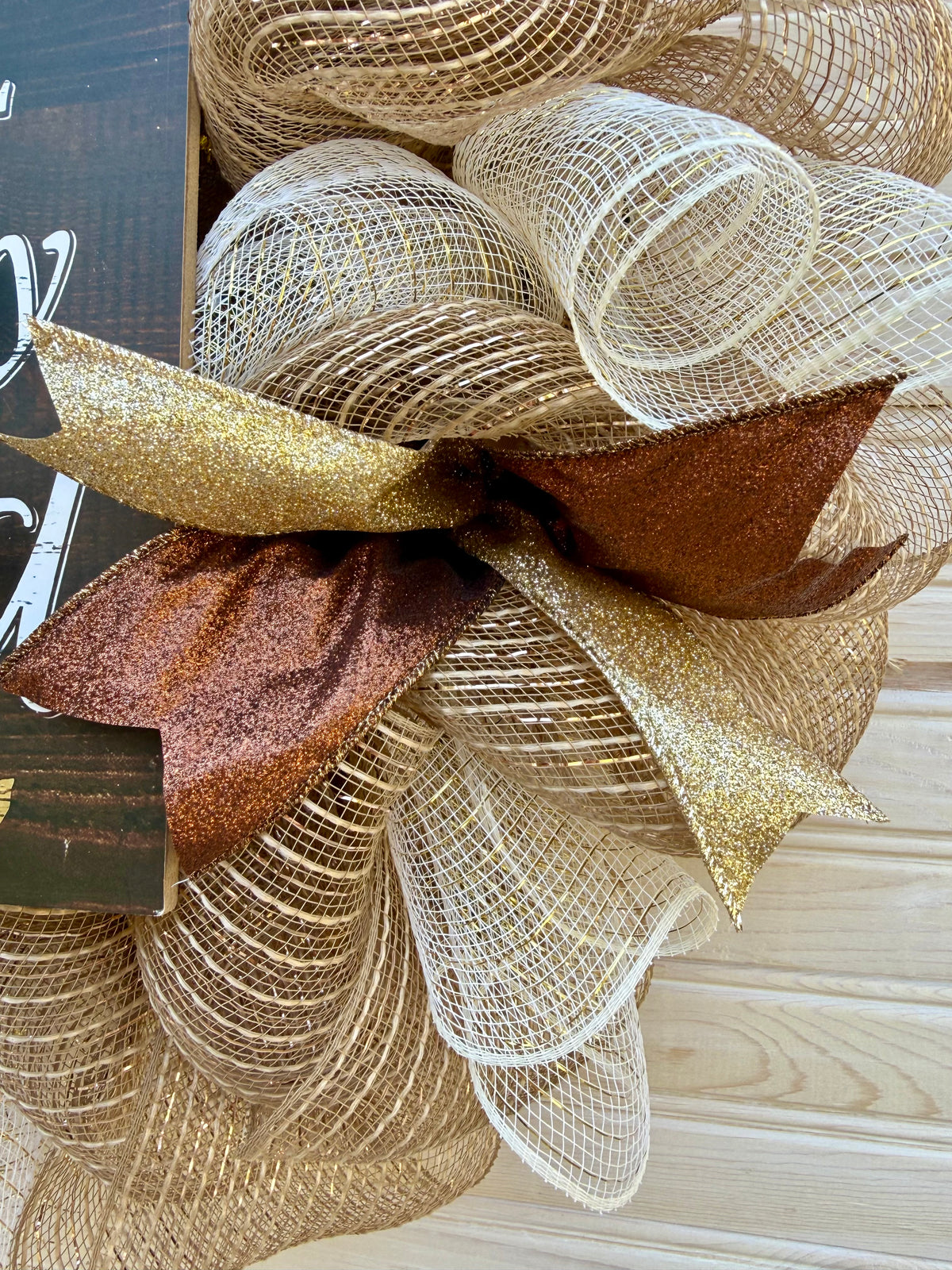Thankful, Grateful & Truly Blessed Fall Wreath