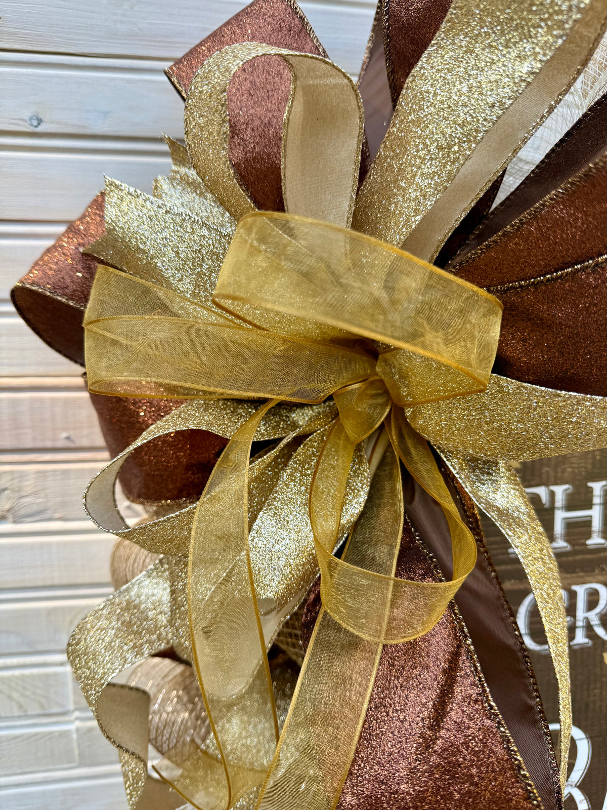 Thankful, Grateful & Truly Blessed Fall Wreath