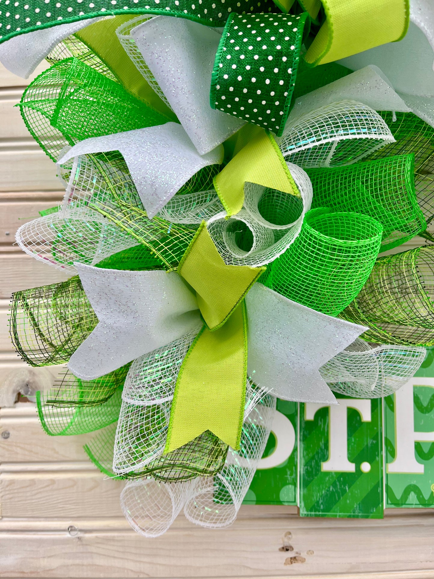 St. Patrick’s Day Rainbow-Shaped Wreath