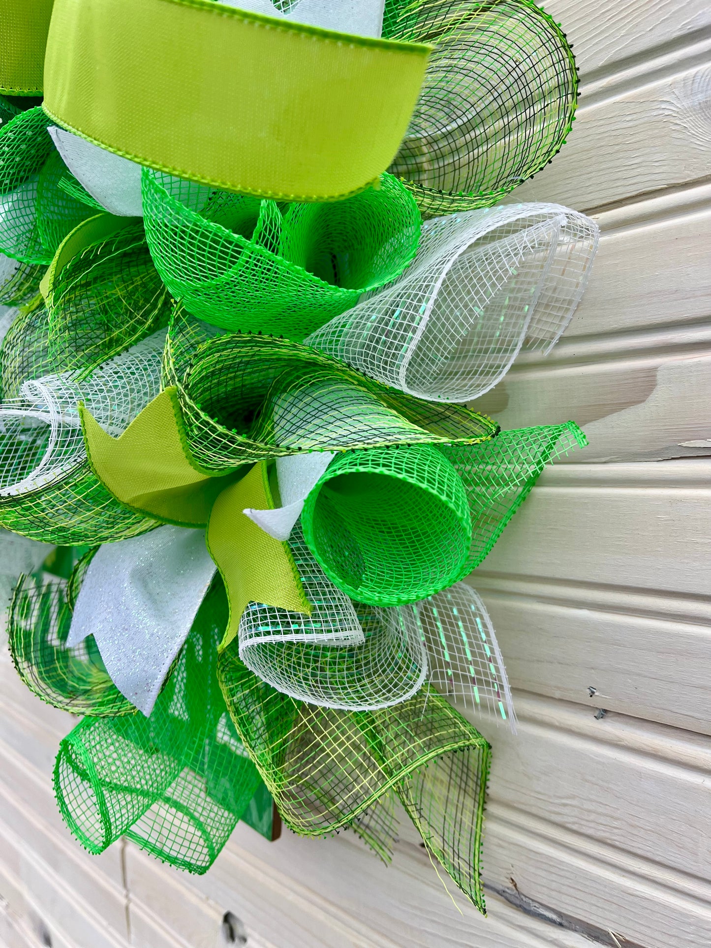 St. Patrick’s Day Rainbow-Shaped Wreath